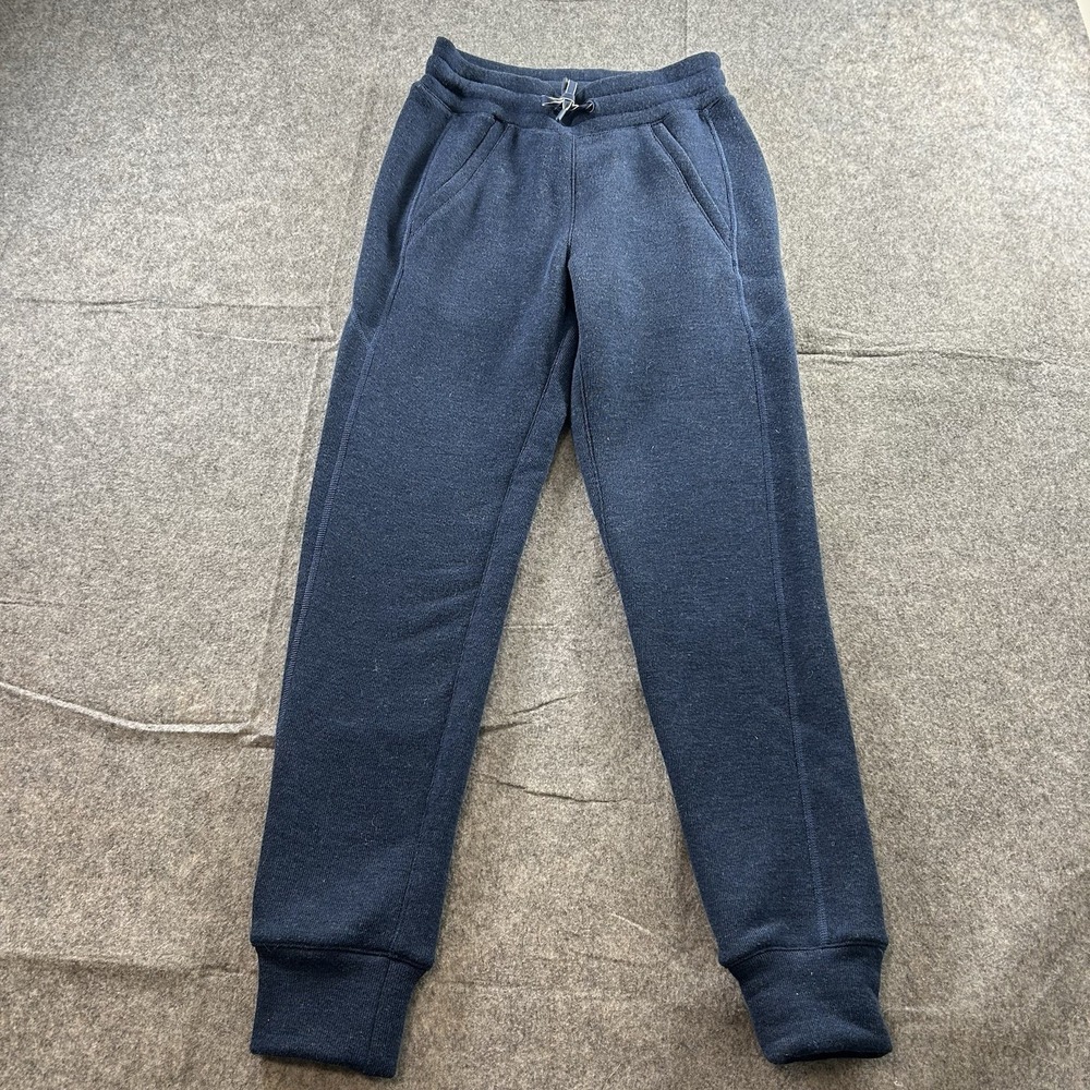 Smartwool Joggers Womens 2XS Recyled Terry Pant Dark Navy Blue Wool Blend